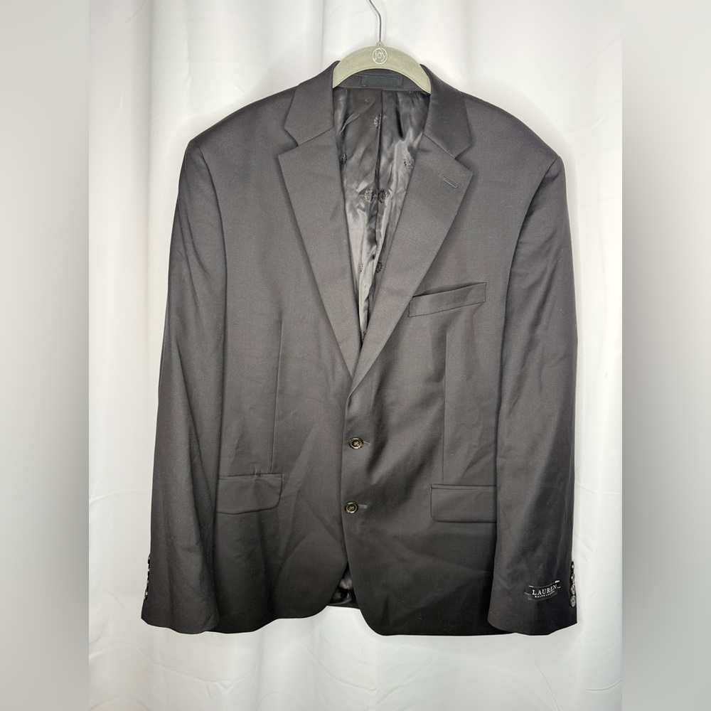 Lauren Ralph Lauren black label wool blend men’s blazer size 44R NWOT
